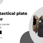 An image containing three tactical plate carriers