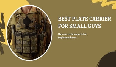 An image containing a person with a best plate carrier for small guys