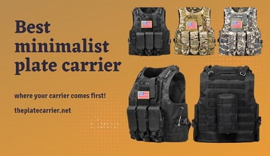 An image containing five best minimalist plate carriers