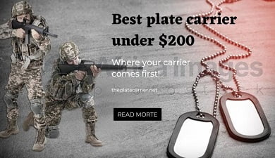 An image containing two persons with best plate carriers under 200