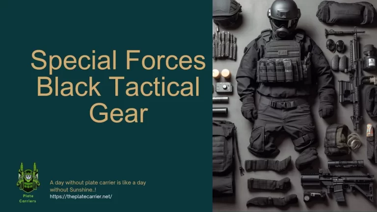 Special Forces Black Tactical Gear
