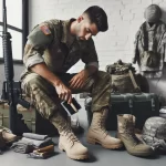 how to clean army boots